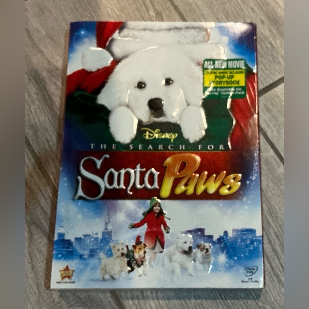 Sealed Package Disney Santa Paws DVD